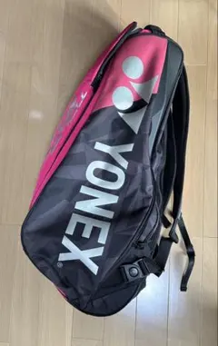 YONEX テニス ラケットバッグ ブラック パープル - メルカリ