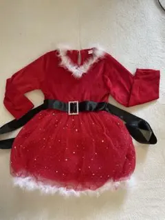 サンタ　ワンピース　120 キラキラ