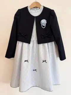 CHOPIN ショパン　120サイズ 女の子フォーマルセット ネイビー、水色