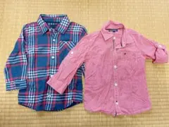 トミーヒルフィガー 長袖シャツ tommy 80 2点セット