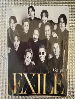 新品未開封　EXILE オマージュブリキ看板②