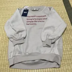 値下げ！BREEZE 新品値札つき！ライトグレー トレーナー