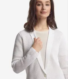 【美品】FALCONERI XSサイズ コットンメッシュニットジャケットのサムネイル