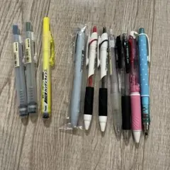 ボールペン　マーカー　シャーペン　まとめ売り　クルトガ　ジェットストリーム　無印