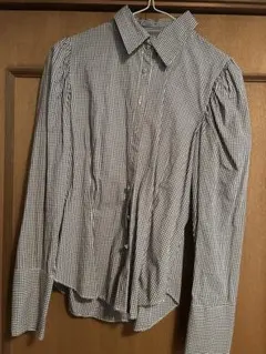 ZARA チェック柄 長袖シャツ Sサイズ