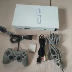 PS2 動作確認済み スグ遊べるセット scph-55000gt 白　ホワイト