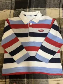 familiar100cm ラガーTシャツ　ポロシャツ車