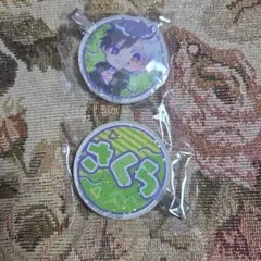 ウィンブレ アクリルヘアクリップ 2個セット