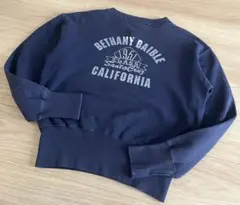 Pherrow's フェローズ 両V スウェット ネイビー S 古着