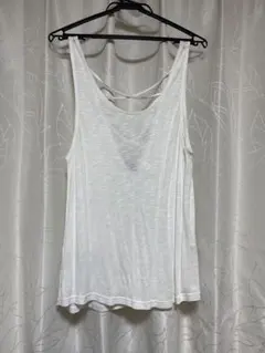 H&M ホワイト タンクトップ Sサイズ