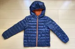 UNIQLO ユニクロ　ライトダウンジャケット　フェザー　ネイビー　130