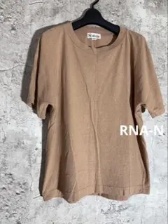 ☘️RNA-N ベージュ 半袖Tシャツ 無地 ナチュラル シンプルのサムネイル