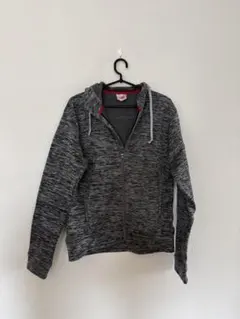 グレー系フルジップパーカーとパンツセット