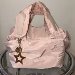 【美品】See By Chloé ナイロンハンドバッグ 星チャーム付き 軽量のサムネイル