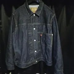 chahchah CC HAPPY DENIM TRUCKER JACKET - メルカリ