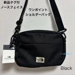 新品タグ付 ノースフェイス ロゴプリント ショルダーバッグ カーキ 