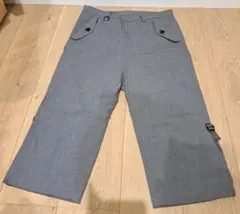 ato アトウ クロップドパンツ グレー