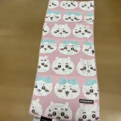 ちいかわ　ハチワレ　フェイスタオル ピンク