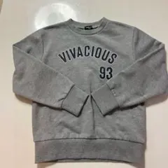 COMME CA ISM グレー トレーナー 140cm