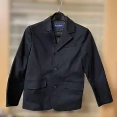 familiar 黒ストライプジャケット 150