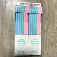 ♡新品2Bえんぴつ uni Palette 2B 鉛筆 ミントグリーン２４本♡のサムネイル