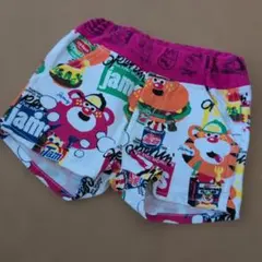 JAM　ショートパンツ　カラフルキャラクター柄パンツ 90cm