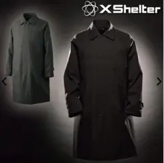 ワークマン　エックスシェルター(R)断熱αステンカラーコート チャコール