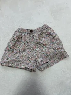 花柄キッズハーフパンツ