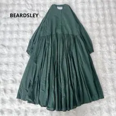 ビアズリー★ギャザーワンピース　グリーン
