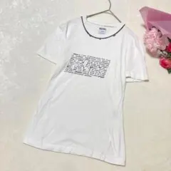★ モスキーノ MOSCHINO Tシャツ 白 ホワイト 半袖 白 英字のサムネイル