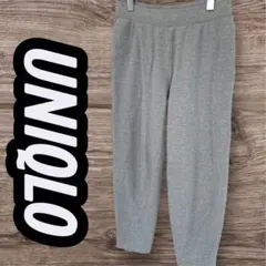 UNIQLO　スウェットジョガーパンツ　ボトムス　メンズ　M　グレー　無地