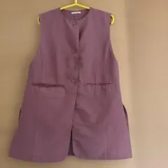 STYLEMIXER パープルノースリーブベスト