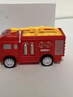 消防車 ミニカー 赤色 働く車 おもちゃ　中古