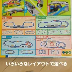 プラレール レールセット 63パーツ　すぐ遊べる　車両セット　まとめ売り