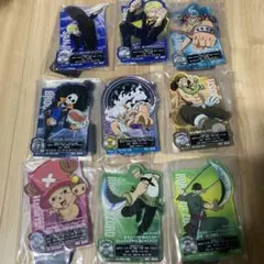 ワンピース一番くじ　海賊王への道　F賞　ACLLECT 9種　※ニカ入り