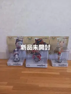 【新品未開封】amiibo　モンスターハンターストーリーズ　セット