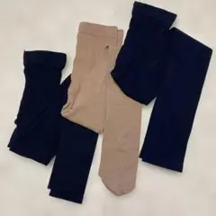 125〜145サイズ タイツ&10分丈スパッツ　計3足セット