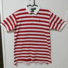 Polo by Ralph Lauren ストライプ ポロシャツ XL　男女兼用