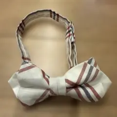 【美品】エディフィス　ボウタイ　チェック