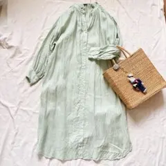 アーバンリサーチドアーズ 麻100% ロング丈　ワンピース　ゆったり　ロング