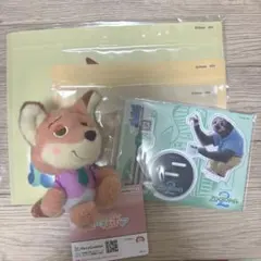 ズートピアニックミルキーボアマスコット ・ハッピーくじおまけ付き