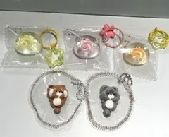にゃんでも屋　ミニガチャ　 アニマルスクイーズ5点セット