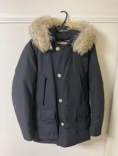 WOOLRICH フード付きダウンジャケット ブラック