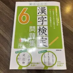 書き込み式 漢字検定6級問題集