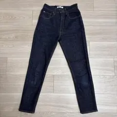 MOUSSY マウジー ダークブルースキニーデニム ハイウエスト