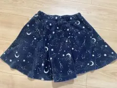 BEBE 星座柄　ベロア　スカート 110センチ