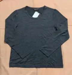 【新品未使用】ウールファクトリー QVC サイズLウール100%グレー