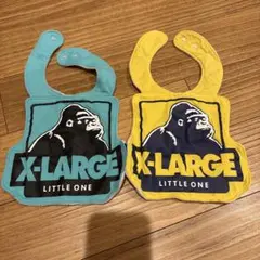 【美品】XLARGE スタイ・よだれかけ2枚
