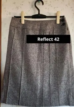美品Reflect ツィード台形スカート 42