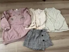 子供服　まとめ売り　女の子　冬服　110 中古品